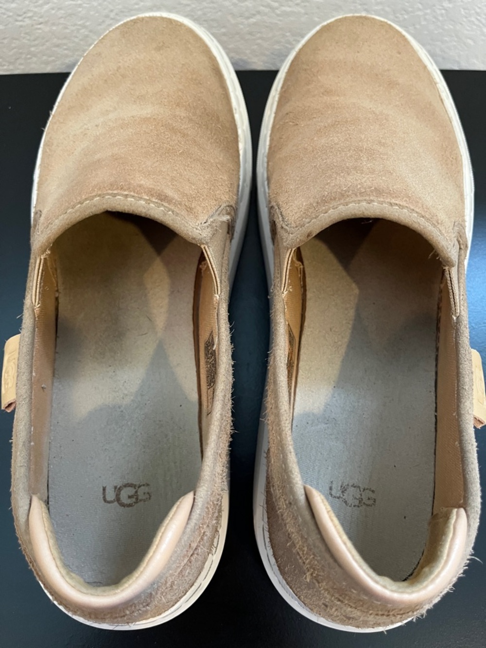 UGG Womens Chestnut Suede Slip-On Casual Loafers - Picture 6 of 8